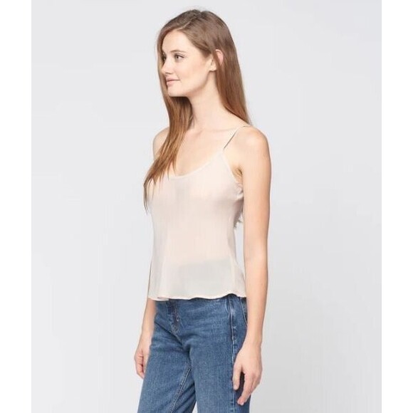 Maven West Cami NWT Nude Camisole Tank Top Adjustable Straps Womens Size L - Picture 2 of 10